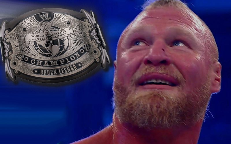 WWE Selling Brock Lesnar Limited Edition Titles For Big Money