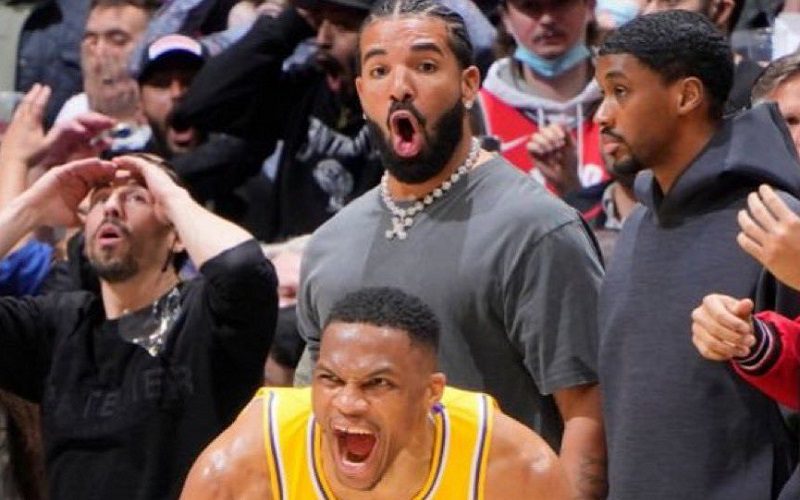 Drake Shocked At Courtside As Toronto Raptors Lose To Struggling LA Lakers