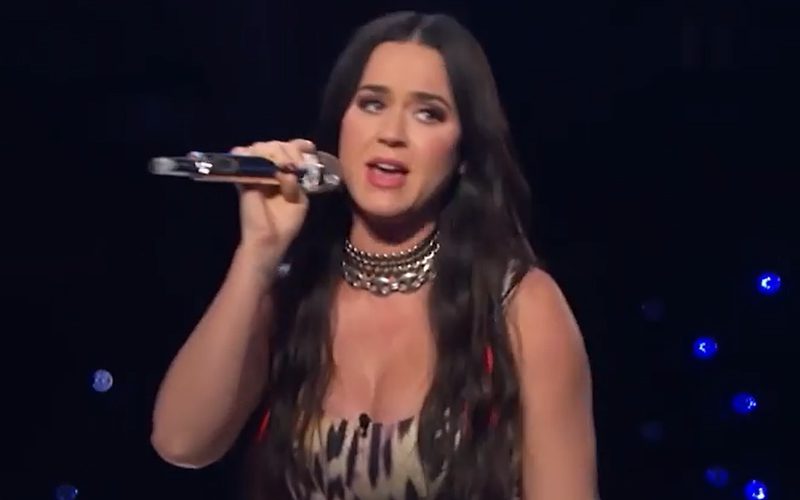 Katy Perry Suffers Wardrobe Malfunction On American Idol