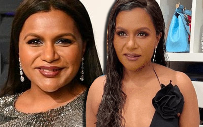 Mindy Kaling Shows Off Impressive Weight Loss In Plunging Black Dress