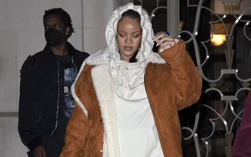 Rihanna Spotted Shopping For Baby Clothes At Baby Dior With A$AP Rocky