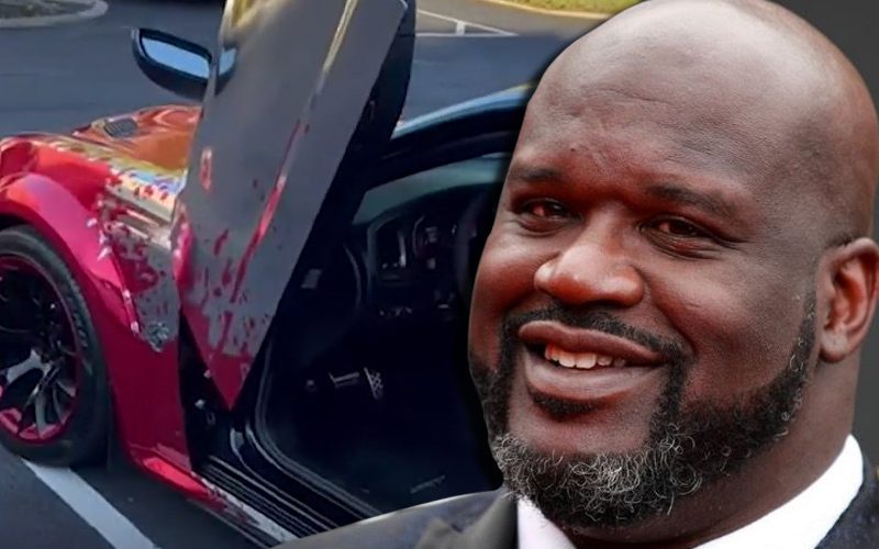 Shaq Gets An 800 HP Custom Dodge Charger Hellcat For 50th Birthday