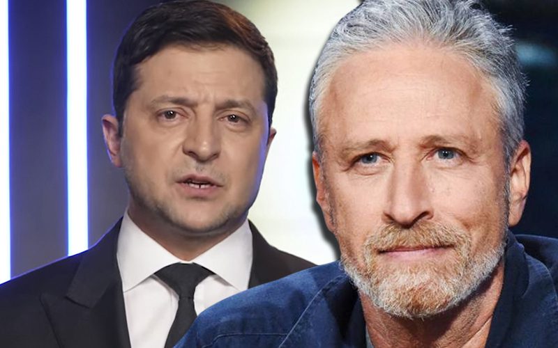 Jon Stewart Gives Huge Props To Ukraine President Volodymyr Zelenskyy’s Courage Amid The Russian Invasion