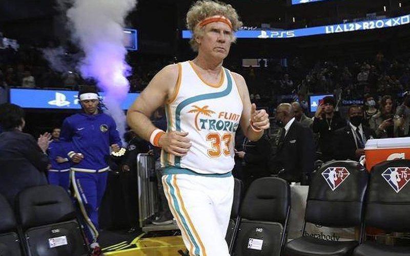 Will Ferrell Takes The Court With Golden State Warriors As Jackie Moon