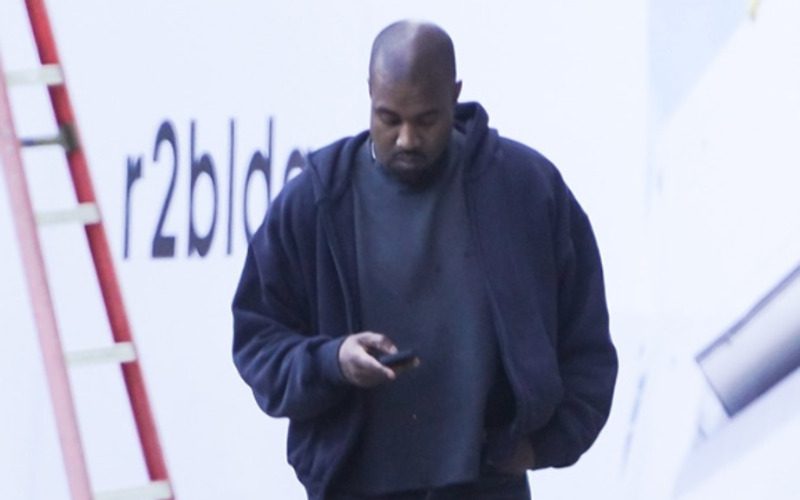 Kanye West Spotted In Beverly Hills After Pulling Out Of Coachella
