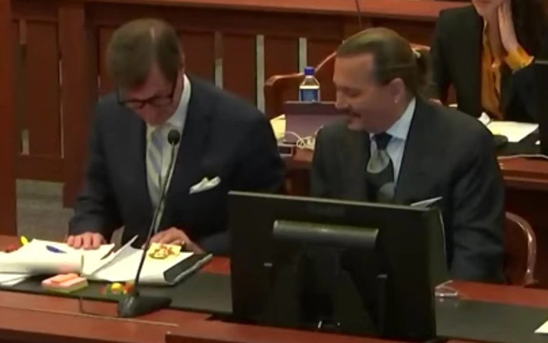Johnny Depp Caught Doodling In Courtroom During Amber Heard Trial