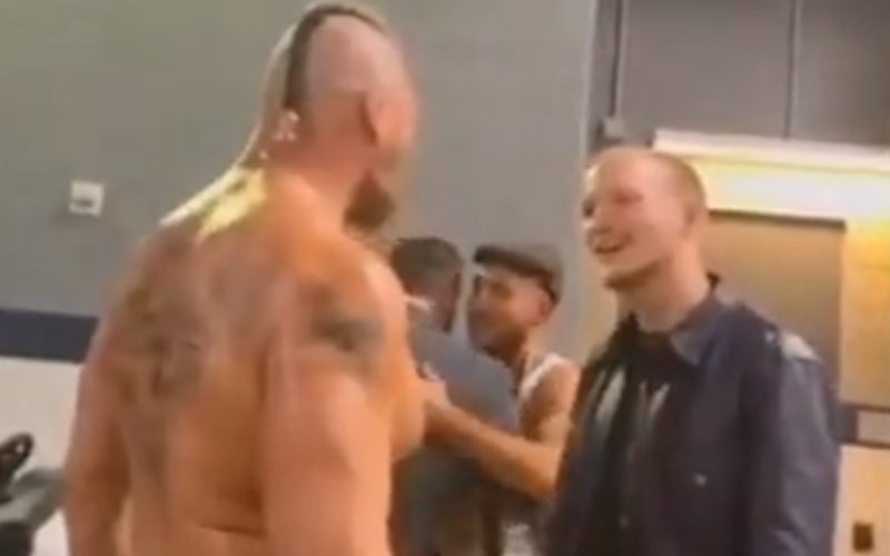Brock Lesnar Couldn’t Wait To Meet Jimmy From Yellowstone Backstage At WrestleMania