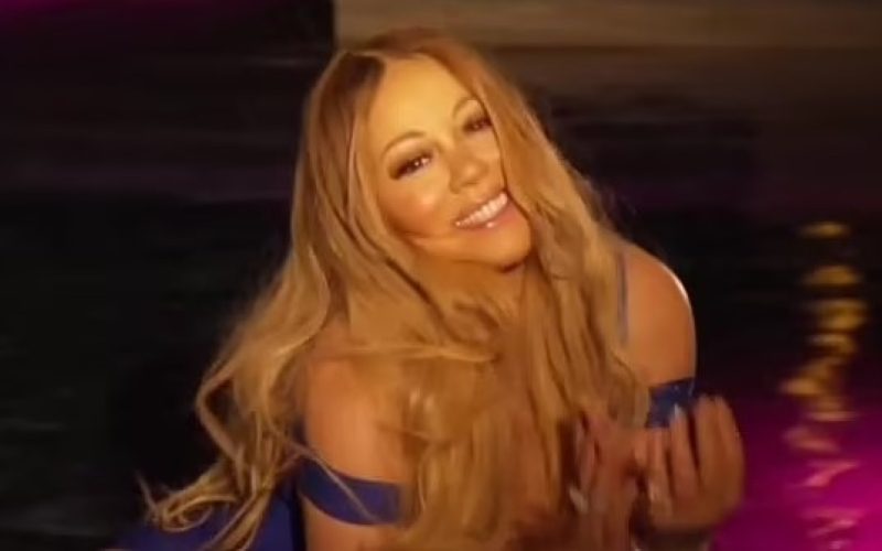 Mariah Carey Sizzles In Sparkling Swimsuit Video