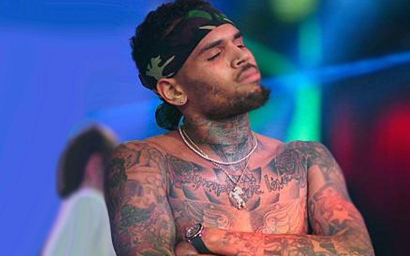Chris Brown Having Problems With Uninvited Woman Showing Up At His Home