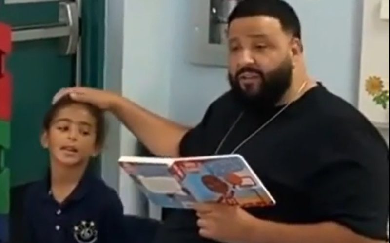 DJ Khaled Visits Son Asahd’s School For Inspirational Storytime Session