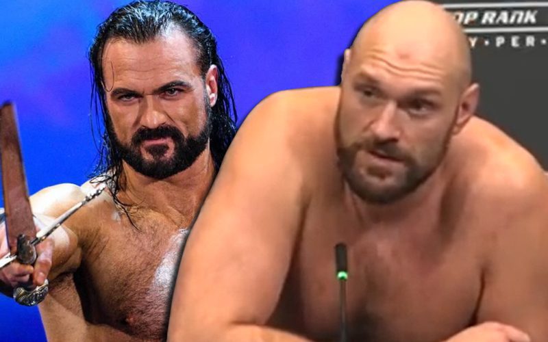 Tyson Fury Wants To Knock Out Drew McIntyre At WWE Cardiff Show