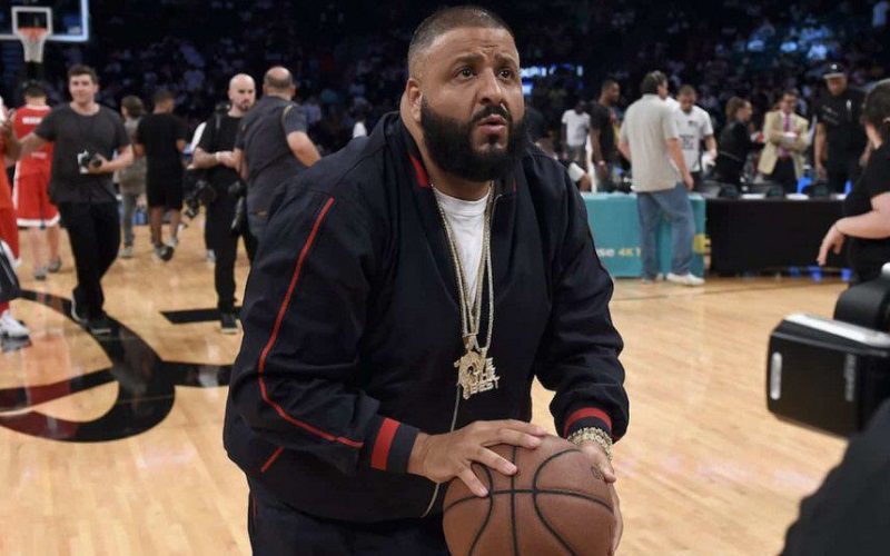 DJ Khaled Kicked Off Court After Airballing Three Pointer During NBA Playoff Game