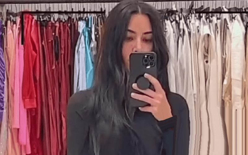 Kim Kardashian Flaunts Her Curves In Sheer Black Catsuit