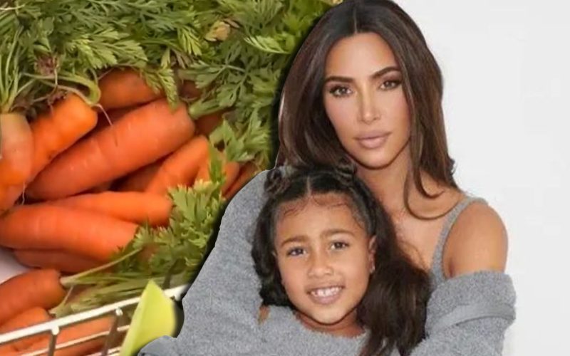 North West Trolls Kim Kardashian’s Video Flexing Her Homegrown Vegetables