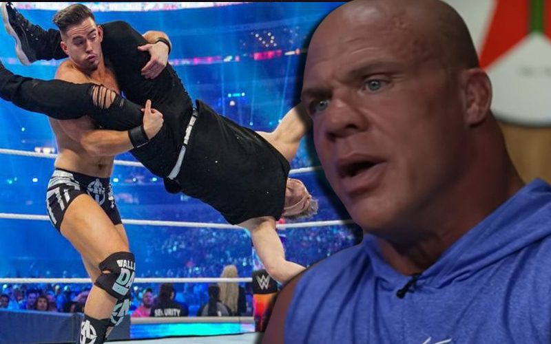 Pat McAfee Surprised Kurt Angle With His WrestleMania Performance