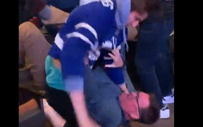 Toronto Maple Leafs Fans Throw Down During Game In Epic Fight Video
