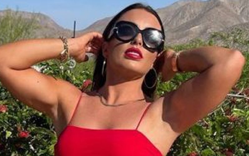 Mandy Rose Stuns In Tight Red Dress Photo Drop