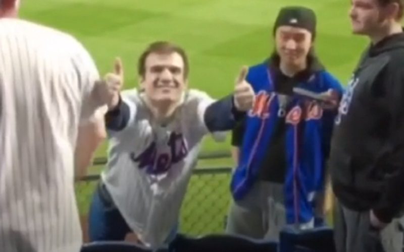 Phillies Fan Throws Mets Fan’s Phone Onto Field During Crazy Fan Altercation