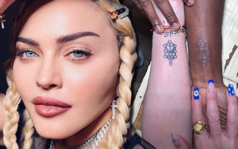 Madonna Gets Matching Tattoos With Her Son David