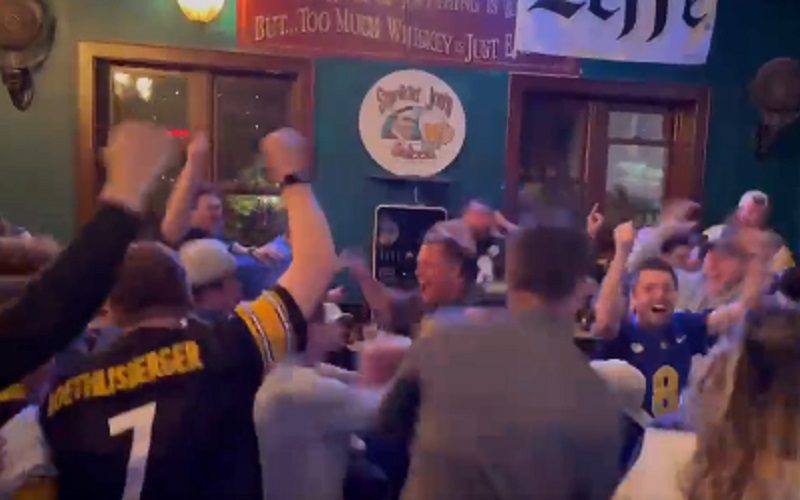 Steelers Fans Go Viral As Celebration Videos Surface After Team Drafts Kenny Pickett