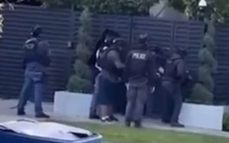 Video Surfaces Of Police Taking Battering Ram To ASAP Rocky’s Gate