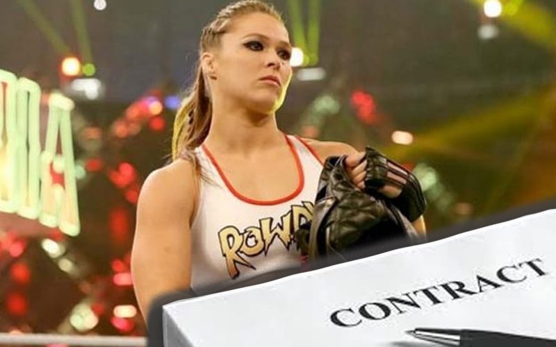 Ronda Rousey Reveals Details About Her First WWE Contract