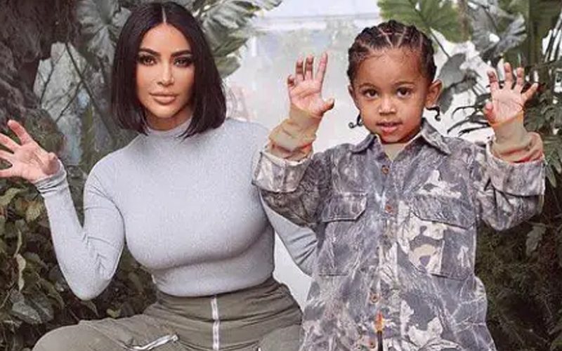 Kim Kardashian’s Son Saint Came Across Ad For Her Secret Tape With Ray J