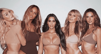 Kim Kardashian Teams With Tyra Banks For SKIMS Promotion