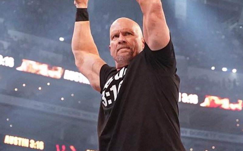 Steve Austin Walked Out At The 3:16 Mark During WrestleMania 38 Night 1