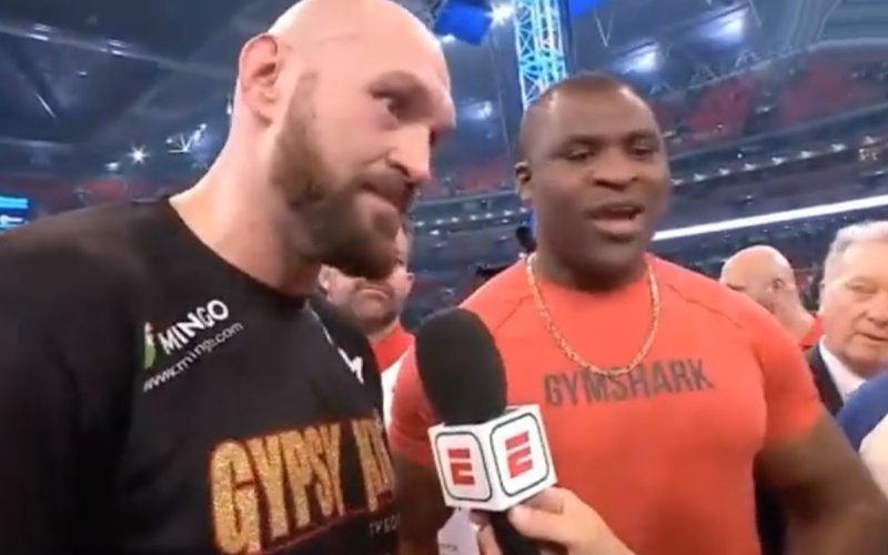 Tyson Fury Seemingly Confirms Huge Fight With Francis Ngannou
