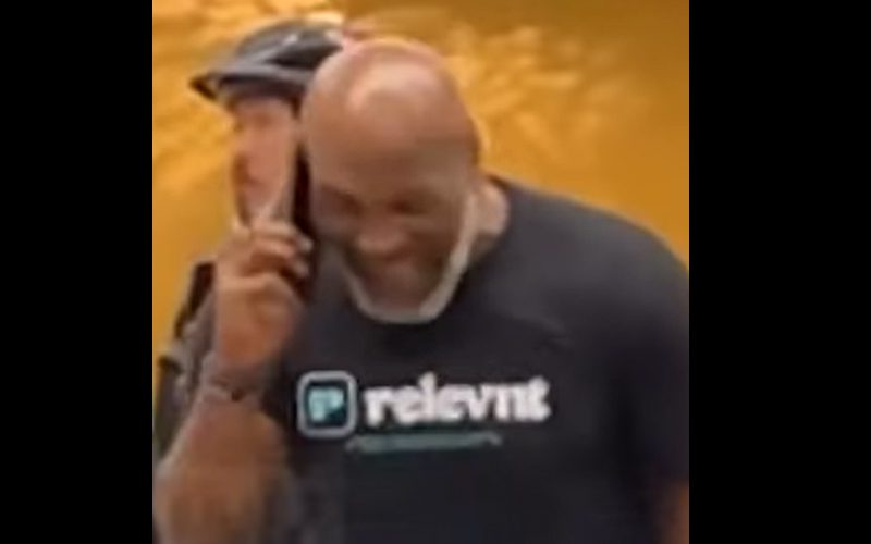 Mike Tyson Spotted Laughing On The Phone After Airplane Beating