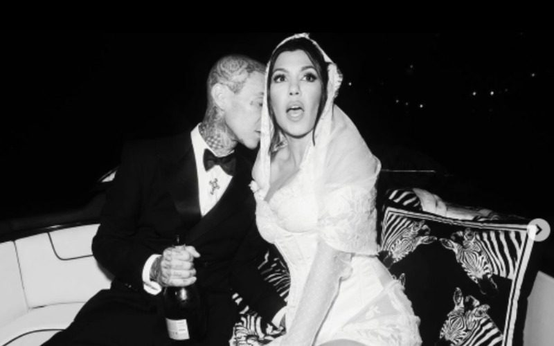 Kourtney Kardashian Shares Scandalous After-Wedding Photographs