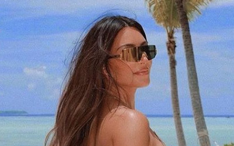 Kim Kardashian Shows Off Her ‘Sun Bum’ In There Bikini Photo Drop