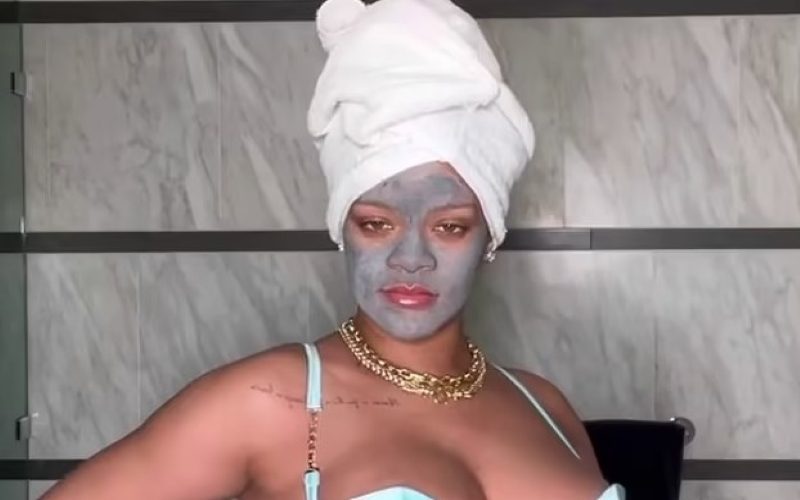 Rihanna Shares Her Self Care Routine While Flaunting Her Baby Bump In Bikini