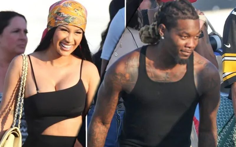 Cardi B & Offset Shop For Bracelets On The Streets of Mexico