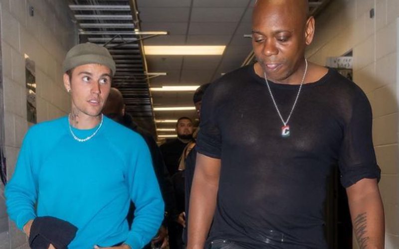 Dave Chappelle Attends Justin Bieber’s Justice Tour