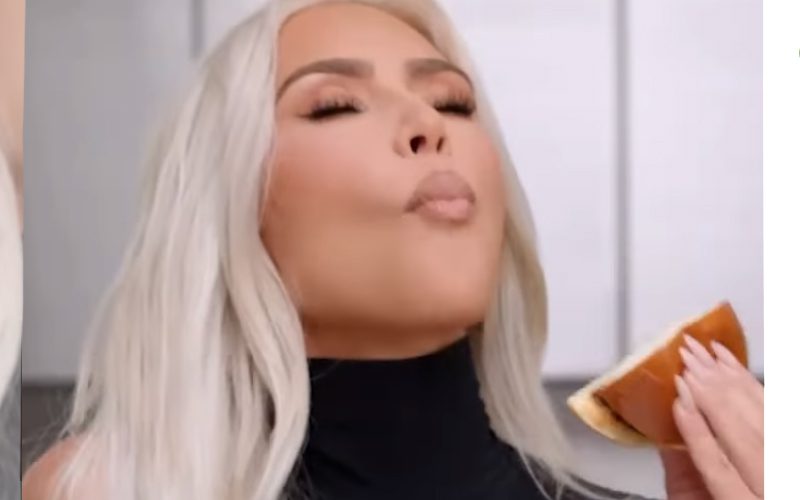 Kim Kardashian Dragged For Taking Zero Bites Of Food In ‘Beyond Meat’ Ad