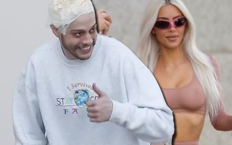 Pete Davidson Back In Los Angeles With Kim Kardashian After SNL Exit