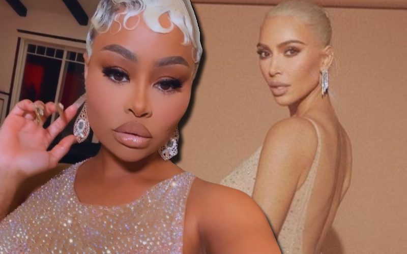 Fans Call Out Blac Chyna For Copying Kim Kardashian’s Met Gala Look
