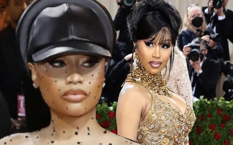 Nicki Minaj & Cardi B Had Interesting Face-Off At Met Gala