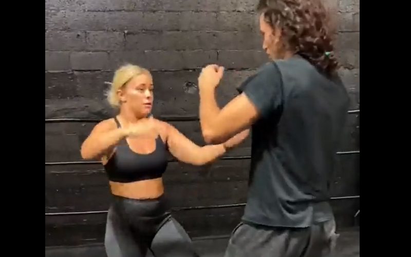 Paige VanZant Shows Off Pro Wresting Moves Ahead Of AEW Comeback