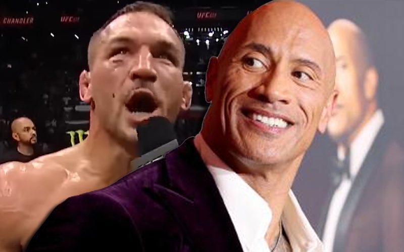 The Rock Puts Over Michael Chandler In A Huge Way After UFC 274