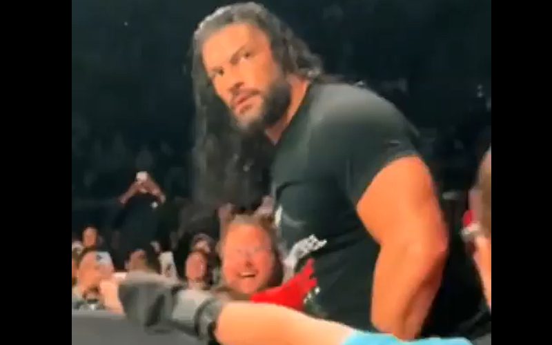 Roman Reigns Mean Mugs Young Fan At WWE Live Event