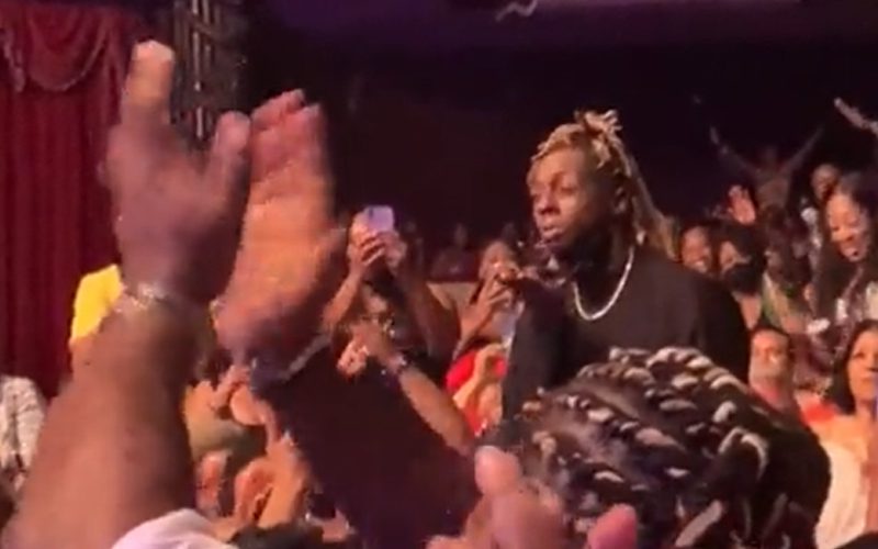 Lil Wayne Shocks Fans By Appearing In Crowd At Anita Baker Concert