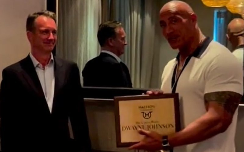 The Rock Flexes His New Canon Room In High End Beverly Hills Restaurant