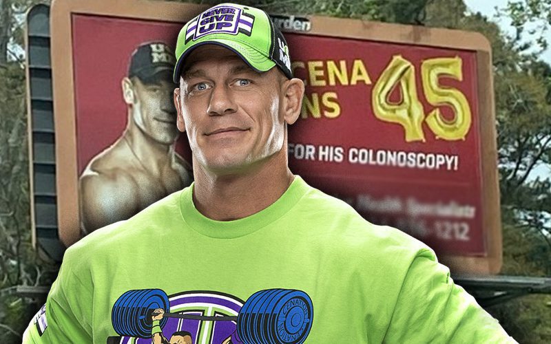 John Cena Gets His Own Colonoscopy Billboard
