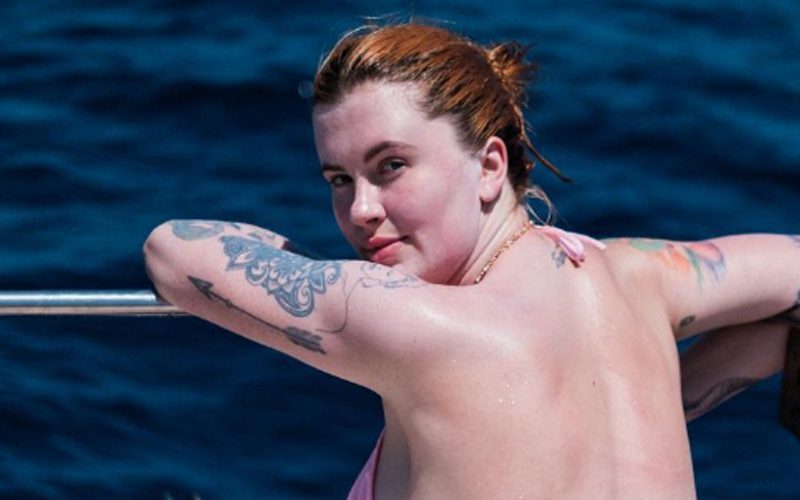 Ireland Baldwin Whips Out ‘Step Brothers’ Reference With Skimpy Bikini Boat Photos
