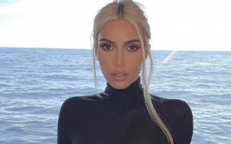 Kim Kardashian Turns Heads In See-Through Black Dress Photo Drop