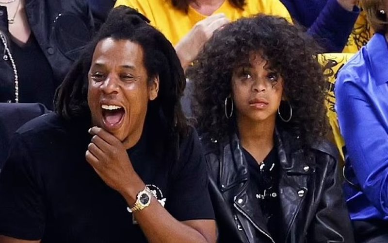 Blue Ivy Carter Embarrassed By Dad Jay-Z At NBA Finals