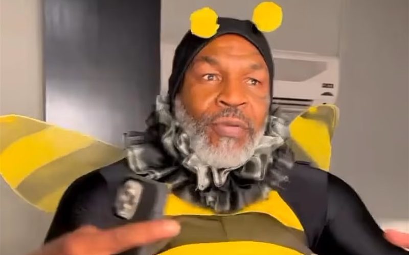 Mike Tyson Dances In Tacky Bumblebee Costume